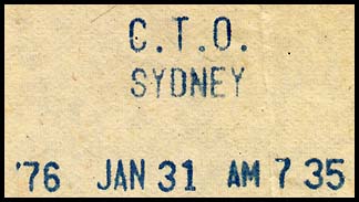Sydney CTO 1976